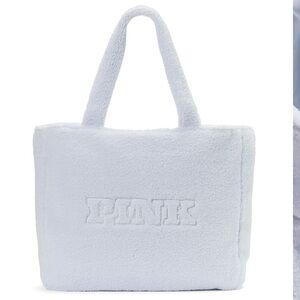 VS pink plush teddy tote  Bag